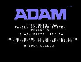 Flash Facts - Trivia box art