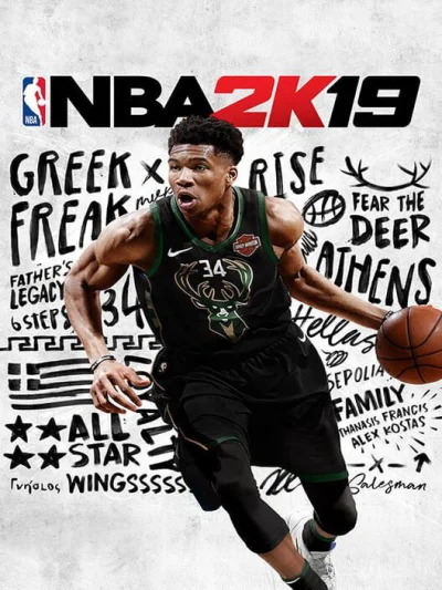 NBA 2K19 box art