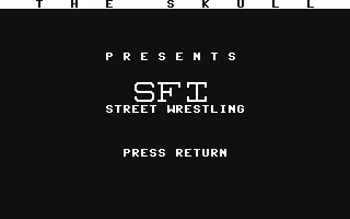 SFI Street Wrestling box art
