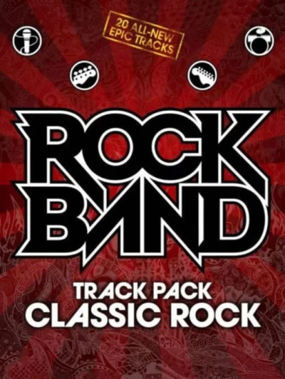Rock Band Track Pack - Classic Rock box art