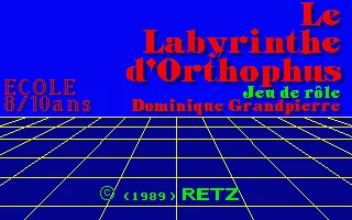 Labyrinthe D'orthophus, Le box art
