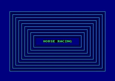 Horse Racing box art
