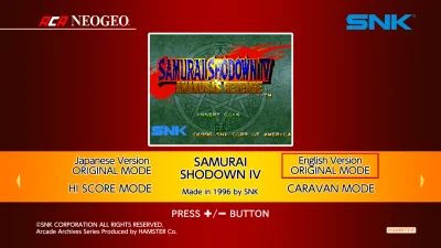 Aca Neogeo Samurai Shodown 4 box art
