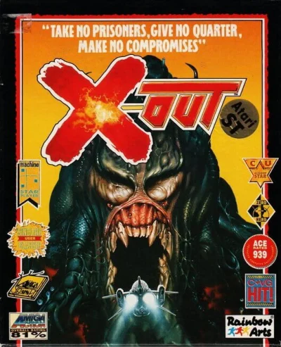 X-Out box art