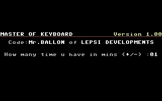 Master of Keyboard v.1.0 box art