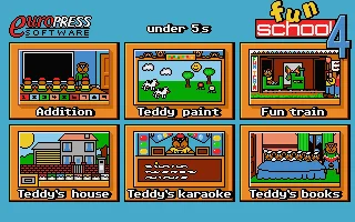 Fun School 4 - For Under 5s box art