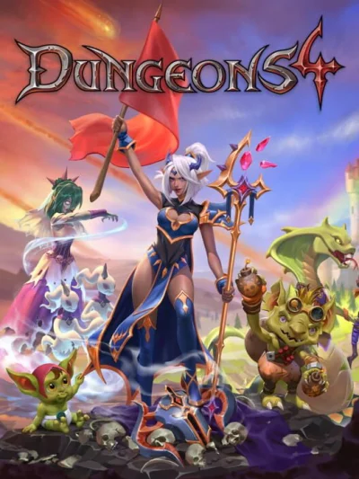 Dungeons 4 box art