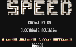 Speed box art