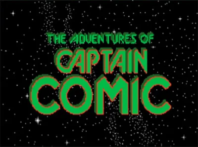 The Adventures Of Captain Comic box art