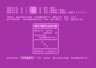 California Lottery box art