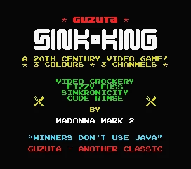 Sink King box art