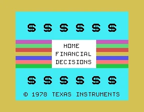 Home Financial Decisions box art