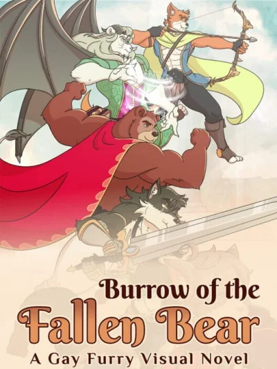 Burrow of the Fallen Bear: A Gay Furry Visual Novel box art