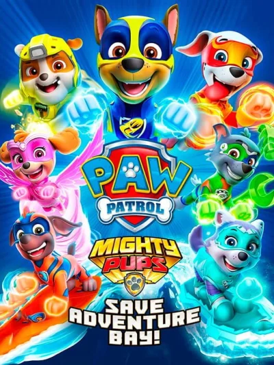 PAW Patrol Mighty Pups: Save Adventure Bay! box art