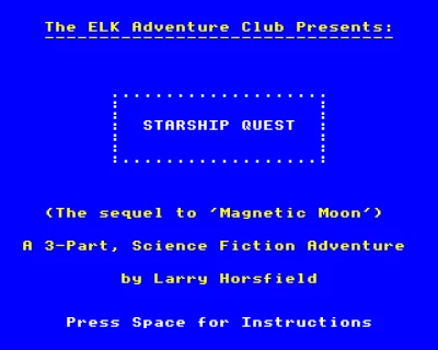 Starship Quest box art