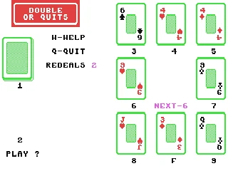Double or Quits box art