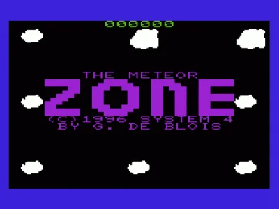 Meteor Zone box art