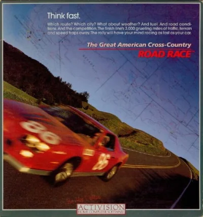 The Great American Cross-Country Road Race box art