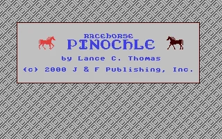 Racehorse Pinochle box art