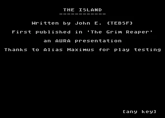 The Island box art