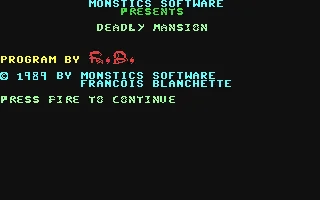 Deadly Mansion box art