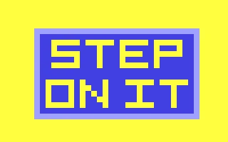 Step On It box art