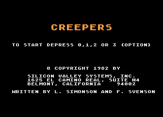 Creepers box art