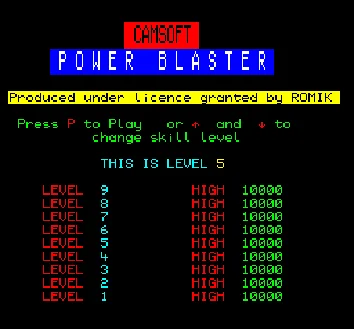 Power Blaster box art