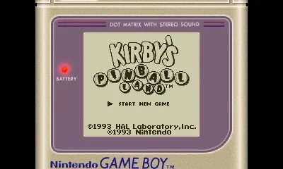 Kirby's Pinball Land box art