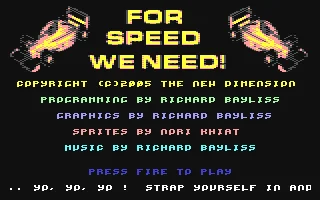 For Speed We Need v2 box art