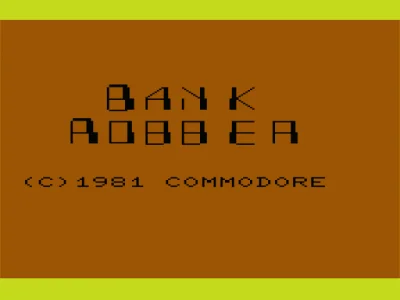 Bank Robber box art