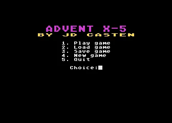 Advent X-5 box art