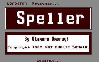 Speller box art