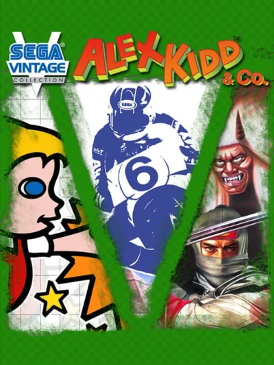 Sega Vintage Collection: Alex Kidd & Co. box art