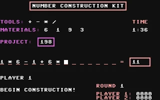Number Construction Kit box art