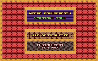 Micro Boulderdash Zähl box art