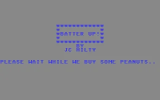 Batter Up! box art