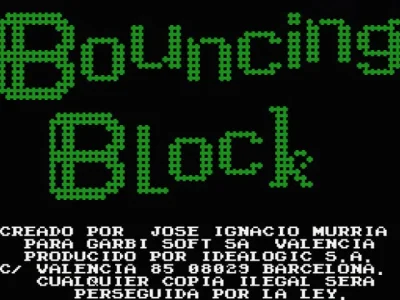 Bouncing Block box art