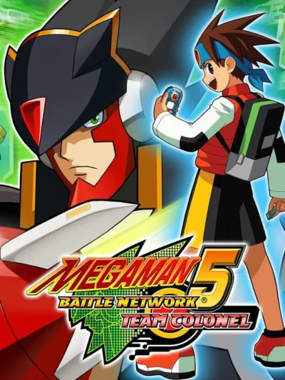 Mega Man Battle Network 5: Team Colonel box art