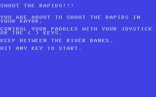Shoot the Rapids box art