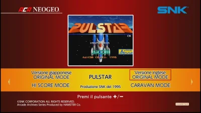 Aca Neogeo Pulstar box art