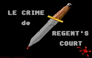 Crime De Regent's Court, Le box art