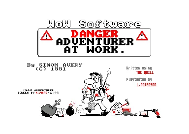 Danger! Adventurer At Work! box art
