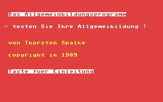 Das Allgemeinbildungsprogramm box art
