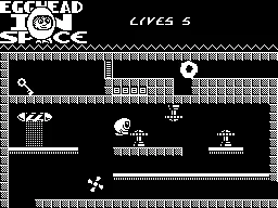 Egghead in Space box art