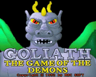 Goliath - The Game Of The Demons box art