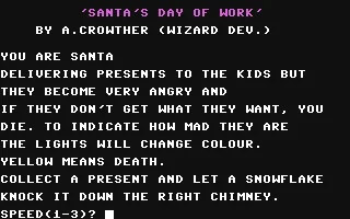 Santa's Day of Work box art