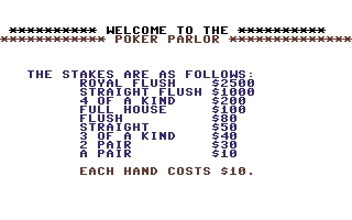 Poker Parlor box art
