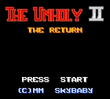 Unholy 2, The By SkyBaby box art