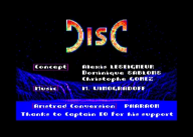 Disc box art
